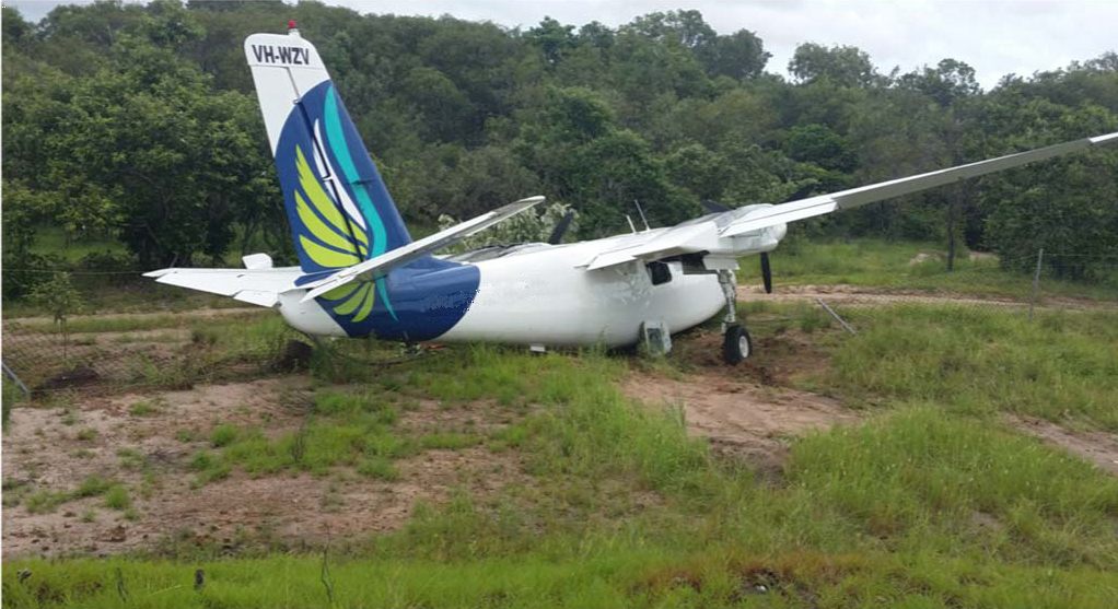 Figure 1: Damage to VH-WZV